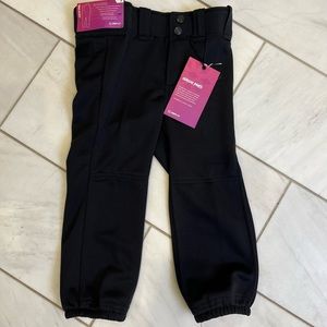 RipIt girls softball pants, small black NWT